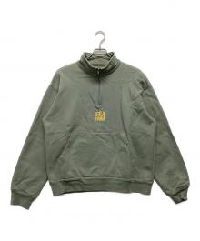 WIND AND SEA（ウィンダンシー）の古着「ハーフジップスウェット」｜グリーン