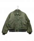 ALPHAアルファ）の古着「フライトジャケット」｜オリーブ
