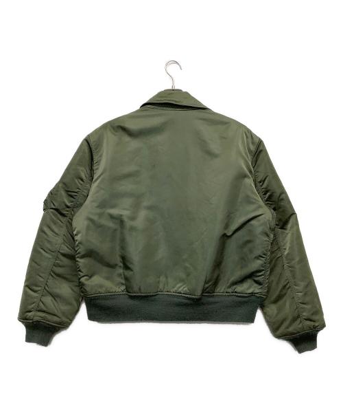 ALPHA（アルファ）ALPHA (アルファ) フライトジャケット オリーブ サイズ: Lの古着・服飾アイテム