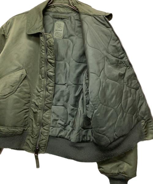 ALPHA（アルファ）ALPHA (アルファ) フライトジャケット オリーブ サイズ: Lの古着・服飾アイテム