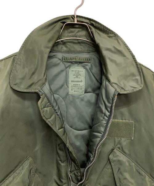 ALPHA（アルファ）ALPHA (アルファ) フライトジャケット オリーブ サイズ: Lの古着・服飾アイテム