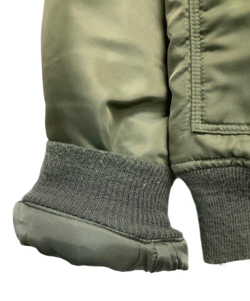 ALPHA（アルファ）ALPHA (アルファ) フライトジャケット オリーブ サイズ: Lの古着・服飾アイテム