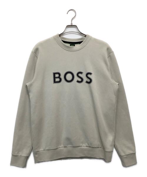 BOSS（ボス）BOSS (ボス) スウェット ベージュ サイズ: Lの古着・服飾アイテム