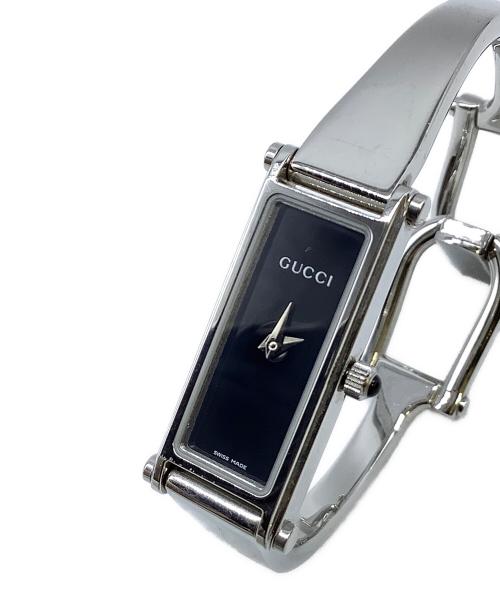 GUCCI（グッチ）GUCCI (グッチ) リストウォッチ ブラックの古着・服飾アイテム