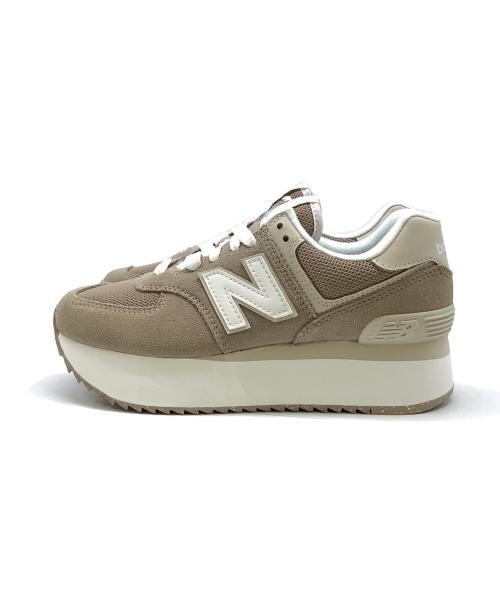 NEW BALANCE（ニューバランス）NEW BALANCE (ニューバランス) スニーカー ベージュ サイズ:24の古着・服飾アイテム