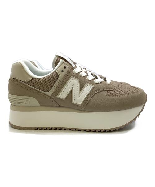 NEW BALANCE（ニューバランス）NEW BALANCE (ニューバランス) スニーカー ベージュ サイズ:24の古着・服飾アイテム