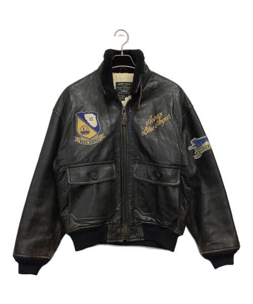 AVIREX（アヴィレックス）AVIREX (アヴィレックス) フライトジャケット ブラック サイズ:XSの古着・服飾アイテム