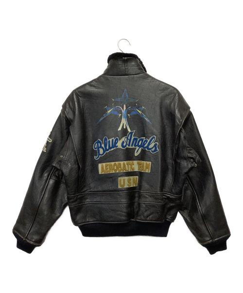 AVIREX（アヴィレックス）AVIREX (アヴィレックス) フライトジャケット ブラック サイズ:XSの古着・服飾アイテム