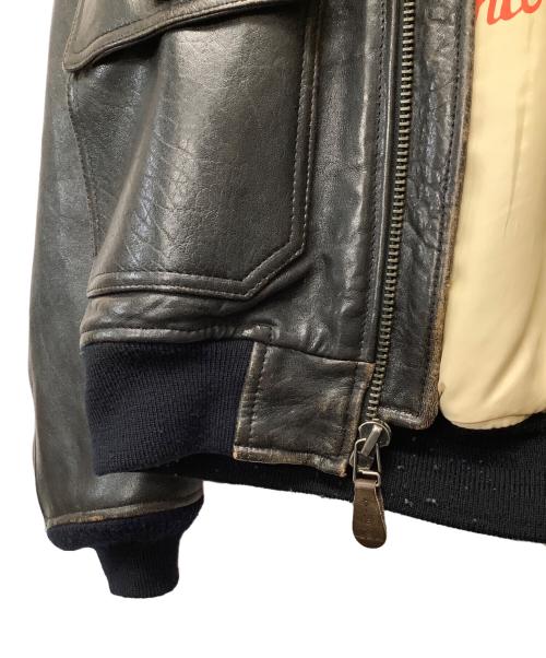 AVIREX（アヴィレックス）AVIREX (アヴィレックス) フライトジャケット ブラック サイズ:XSの古着・服飾アイテム