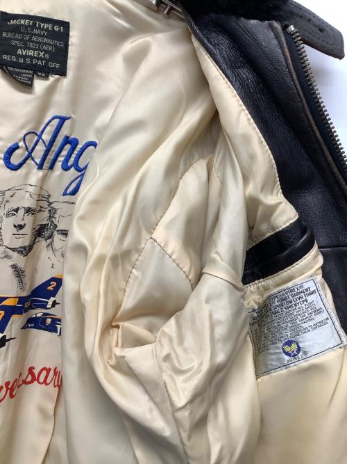 AVIREX（アヴィレックス）AVIREX (アヴィレックス) フライトジャケット ブラック サイズ:XSの古着・服飾アイテム