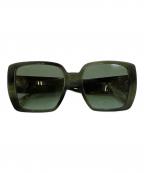 CHANELシャネル）の古着「サングラス」｜グリーン×ブラック