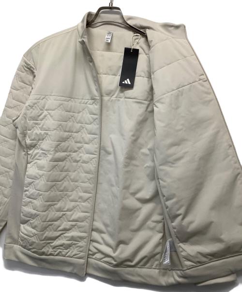 adidas（アディダス）adidas (アディダス) 中綿ジャケット ベージュ サイズ: L 未使用品の古着・服飾アイテム