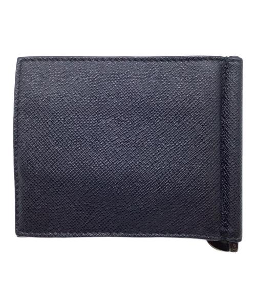 PRADA（プラダ）PRADA (プラダ) 2つ折り財布 ブラックの古着・服飾アイテム