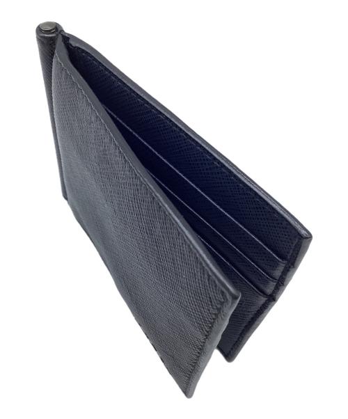 PRADA（プラダ）PRADA (プラダ) 2つ折り財布 ブラックの古着・服飾アイテム