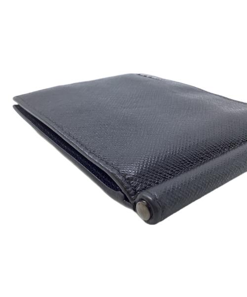 PRADA（プラダ）PRADA (プラダ) 2つ折り財布 ブラックの古着・服飾アイテム