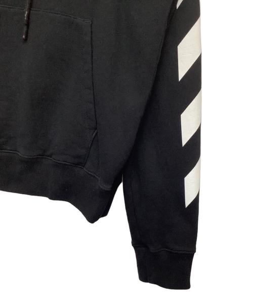 OFFWHITE（オフホワイト）OFFWHITE (オフホワイト) プルオーバーパーカー ブラック サイズ:Mの古着・服飾アイテム