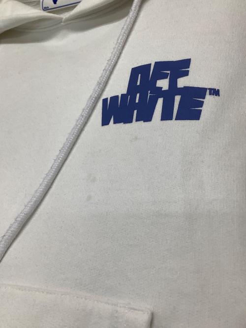 OFFWHITE（オフホワイト）OFFWHITE (オフホワイト) プルオーバーパーカー ホワイト サイズ:Mの古着・服飾アイテム