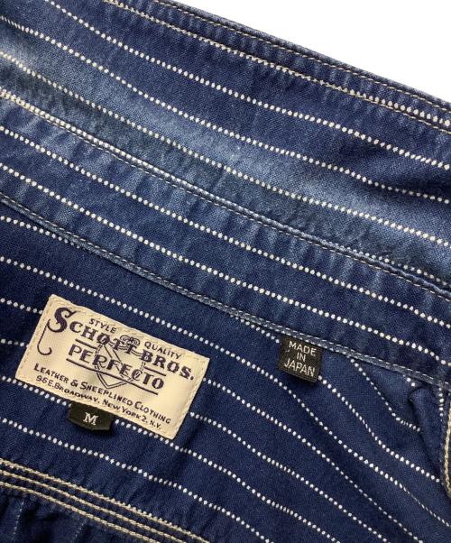 SCHOTT BROS.（ショット）SCHOTT BROS. (ショット) 長袖シャツ ネイビー サイズ:Mの古着・服飾アイテム