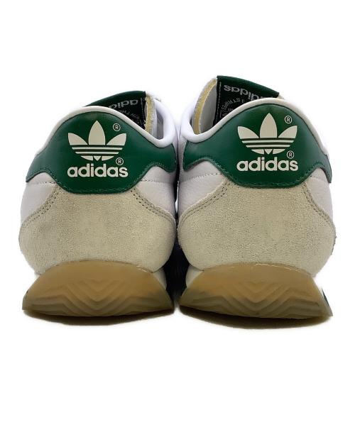 adidas（アディダス）adidas (アディダス) ローカットスニーカー ホワイト×グリーン サイズ:27.5cmの古着・服飾アイテム