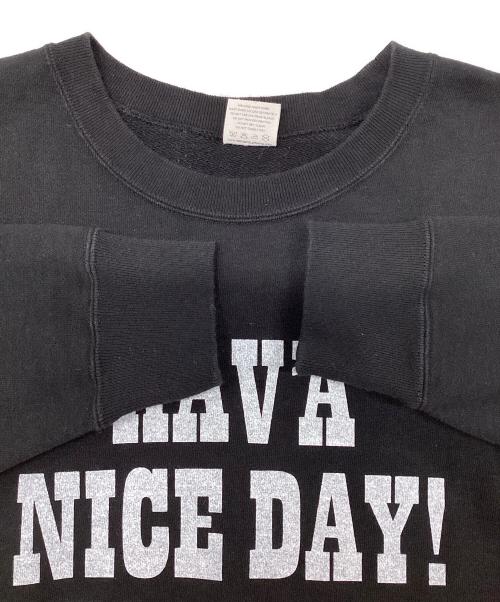 STANDARD CALIFORNIA（スタンダードカリフォルニア）STANDARD CALIFORNIA (スタンダードカリフォルニア) クルーネックスウェット ブラック サイズ:Mの古着・服飾アイテム