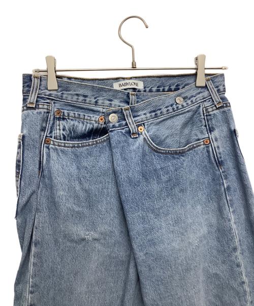 BABYLONE（バビロン）BABYLONE (バビロン) LEVI'S (リーバイス) ロールアップデニムパンツ スカイブルー サイズ:Fの古着・服飾アイテム