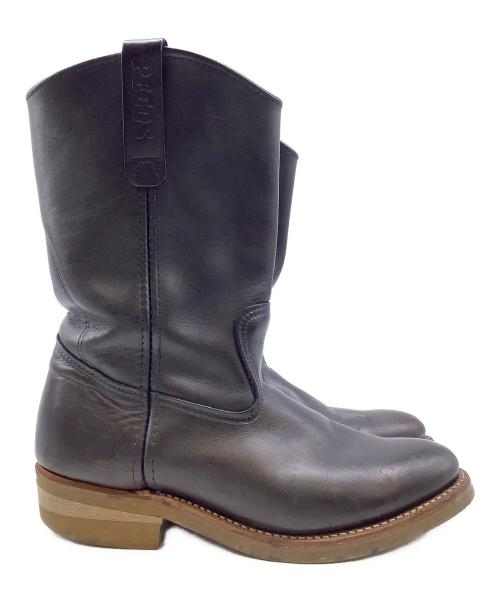 RED WING（レッドウィング）RED WING (レッドウィング) ペコスブーツ ダークブラウン サイズ:40の古着・服飾アイテム