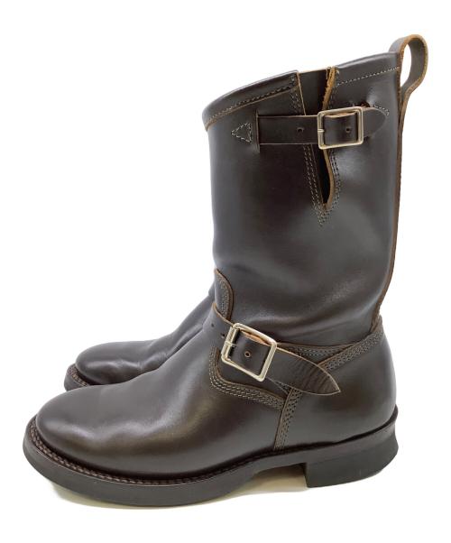 makers（メイカーズ）makers (メイカーズ) レザーブーツ ブラウン サイズ:7の古着・服飾アイテム