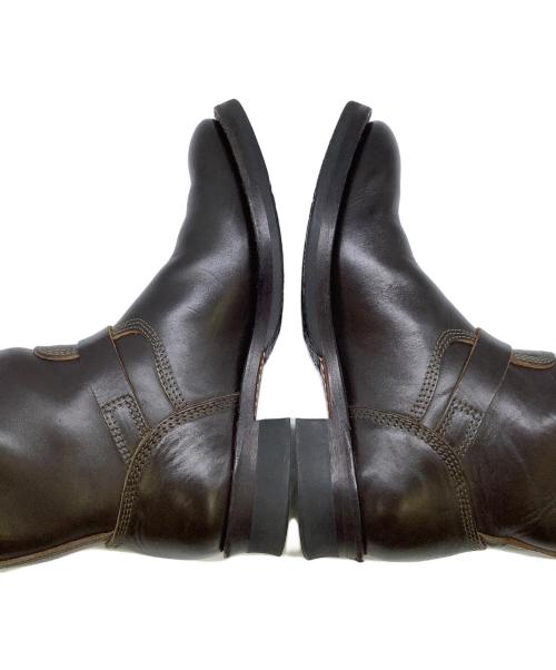 makers（メイカーズ）makers (メイカーズ) レザーブーツ ブラウン サイズ:7の古着・服飾アイテム