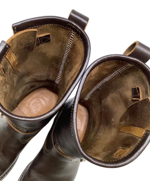makers（メイカーズ）makers (メイカーズ) レザーブーツ ブラウン サイズ:7の古着・服飾アイテム