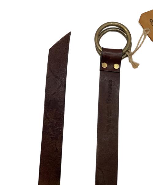 vasco（ヴァスコ）vasco (ヴァスコ) レザーリングベルト　VASCO ブラウン 未使用品の古着・服飾アイテム