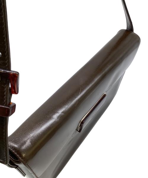 PRADA（プラダ）PRADA (プラダ) ショルダーバッグ ブラウンの古着・服飾アイテム