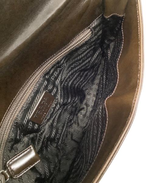PRADA（プラダ）PRADA (プラダ) ショルダーバッグ ブラウンの古着・服飾アイテム