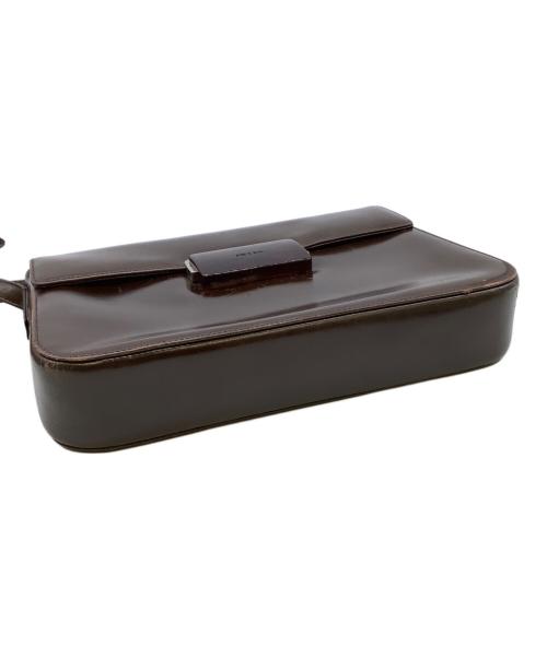 PRADA（プラダ）PRADA (プラダ) ショルダーバッグ ブラウンの古着・服飾アイテム