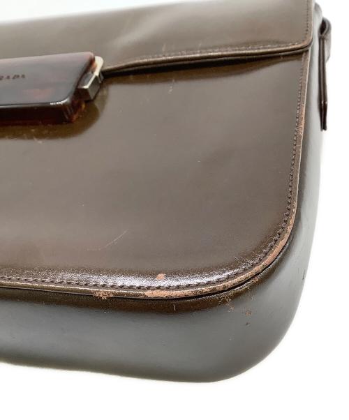 PRADA（プラダ）PRADA (プラダ) ショルダーバッグ ブラウンの古着・服飾アイテム