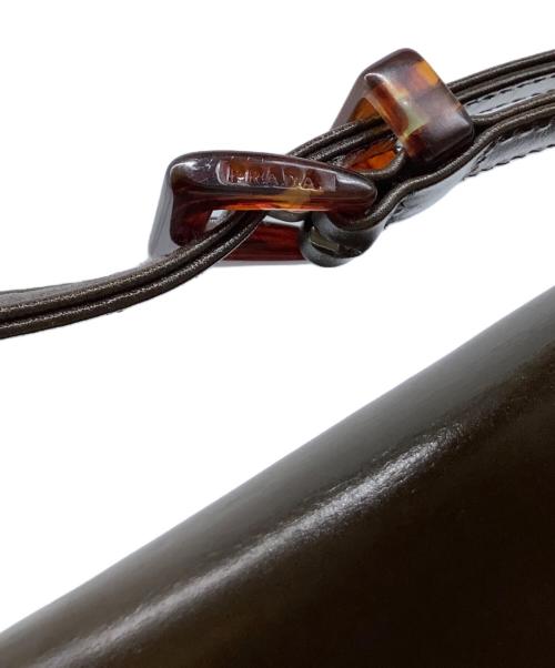 PRADA（プラダ）PRADA (プラダ) ショルダーバッグ ブラウンの古着・服飾アイテム