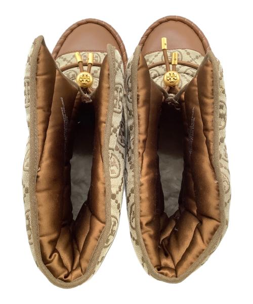 TORY BURCH（トリーバーチ）TORY BURCH (トリーバーチ) ショートブーツ　TORY BURCH ベージュ サイズ:２３.５の古着・服飾アイテム