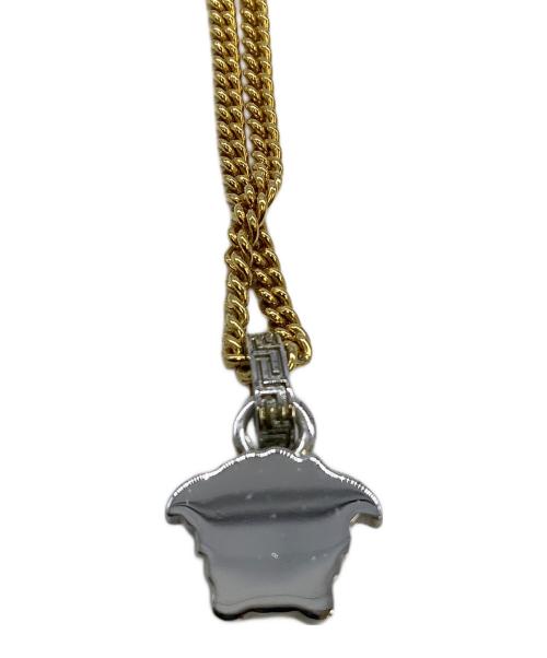 VERSACE（ヴェルサーチェ）VERSACE (ヴェルサーチェ) メドューサネックレスVERSACE ゴールド×シルバーの古着・服飾アイテム
