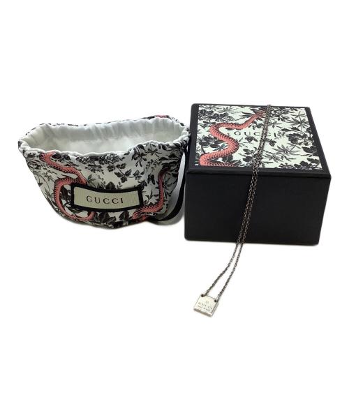 GUCCI（グッチ）GUCCI (グッチ) GUCCIスクエアロゴプレートネックレス　　　の古着・服飾アイテム