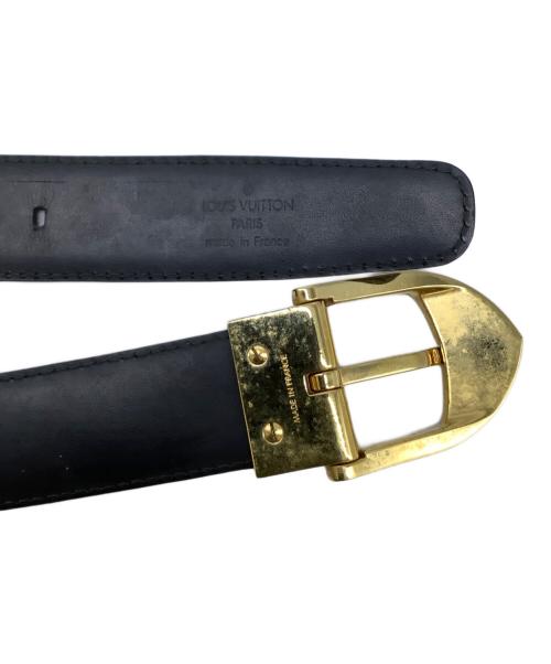 LOUIS VUITTON（ルイ ヴィトン）LOUIS VUITTON (ルイ ヴィトン) サンチュールクラシックベルト ブラックの古着・服飾アイテム