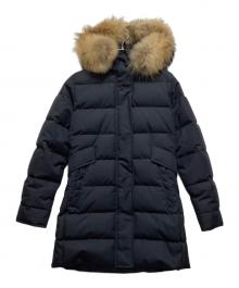 Pyrenex（ピレネックス）の古着「ダウンコート」｜ネイビー