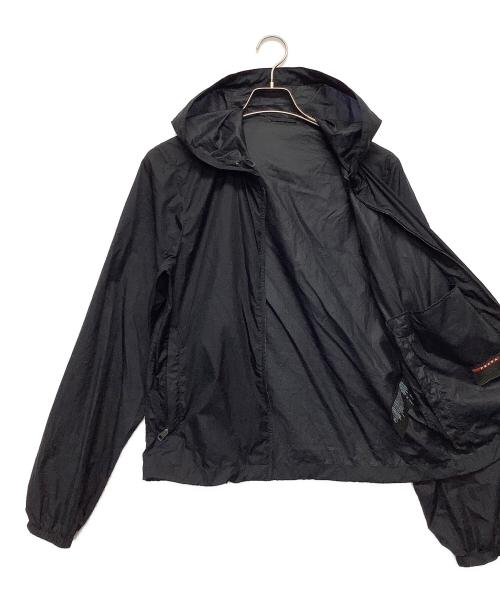 PRADA（プラダ）PRADA (プラダ) ナイロンジップパーカー ブラック サイズ:XSの古着・服飾アイテム