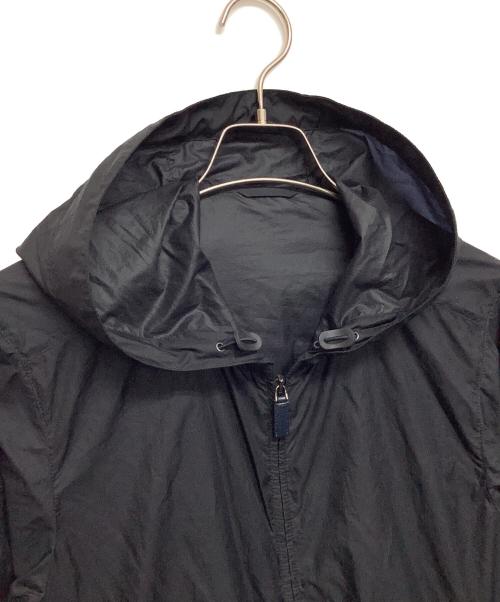 PRADA（プラダ）PRADA (プラダ) ナイロンジップパーカー ブラック サイズ:XSの古着・服飾アイテム