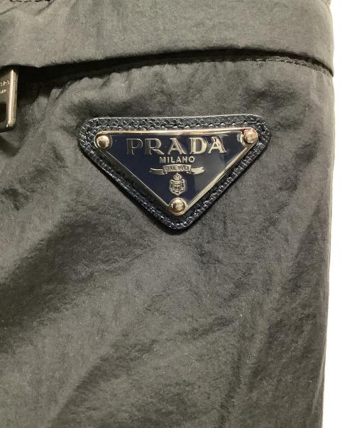 PRADA（プラダ）PRADA (プラダ) ナイロンジップパーカー ブラック サイズ:XSの古着・服飾アイテム