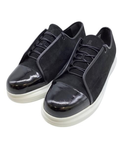 LANVIN COLLECTION（ランバンコレクション）LANVIN COLLECTION (ランバンコレクション) ローカットスニーカー　SUEDE SNEAKERES 02 ブラック サイズ:Lの古着・服飾アイテム