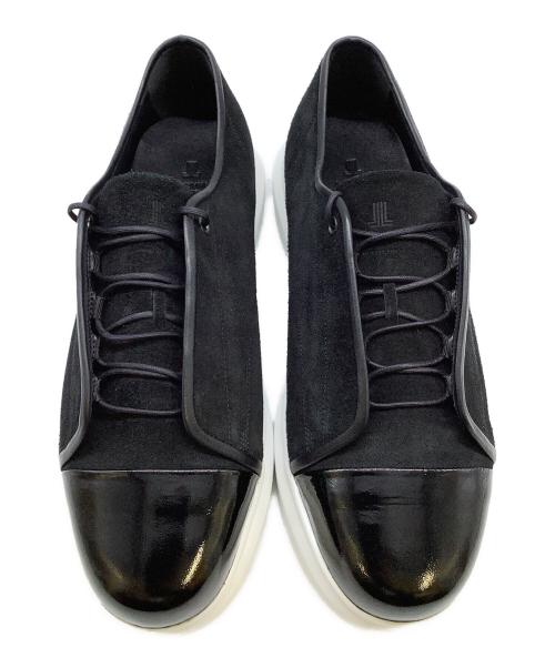LANVIN COLLECTION（ランバンコレクション）LANVIN COLLECTION (ランバンコレクション) ローカットスニーカー　SUEDE SNEAKERES 02 ブラック サイズ:Lの古着・服飾アイテム