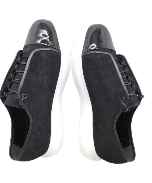 LANVIN COLLECTION（ランバンコレクション）LANVIN COLLECTION (ランバンコレクション) ローカットスニーカー　SUEDE SNEAKERES 02 ブラック サイズ:Lの古着・服飾アイテム