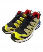 SALOMONサロモン）の古着「スニーカー　XA PRO 3D V9 GORE-TEX」｜ブラック×イエロー