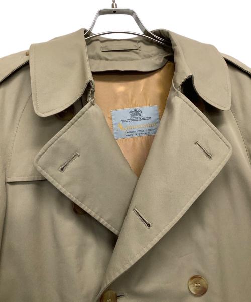 Aquascutum（アクアスキュータム）Aquascutum (アクアスキュータム) ライナー付トレンチコート ベージュ サイズ:38の古着・服飾アイテム