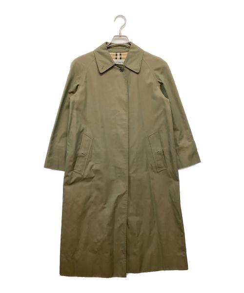 Burberry's（バーバリー）Burberry's (バーバリーズ) ロングコート オリーブ サイズ:Mの古着・服飾アイテム