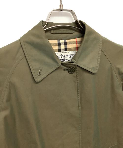 Burberry's（バーバリー）Burberry's (バーバリーズ) ロングコート オリーブ サイズ:Mの古着・服飾アイテム